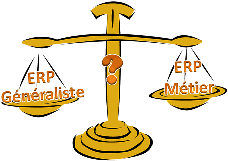 Les fonctions couvertes par un ERP, ERP généraliste ou ERP métier, ou ERP de niche, ou ERP verticalisé.